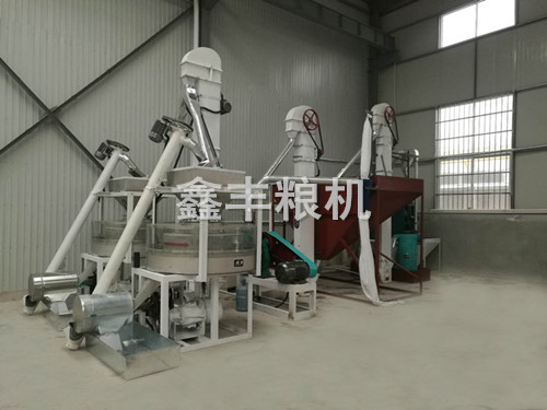 甘肅天水雙組石磨面粉機(jī)安裝案例